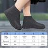 JEVRKAPZ Waterproof Shoe Covers,Upgrade Reusable Rain Shoe Galoshes with Zipper,Resistant Snow Overshoes,Foldable Shoe Protectors,Non-Slip Washable Rain Snow Bowling Travel Indoor Outdoor Overshoe view 2