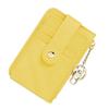 ABCISI Wallet,Card Bag,Small Wallet for Women,Designer Card Holder Purse,Soft PU Leather Zipper Purses,Mini Wallet Coin Pocket,Ladies Wallet,Yellow view 3