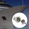 ihreesy Boat Deck Fill,Stainless Steel Boat Fuel/Gas/Water/Deck Filler Round Fuel Boat Deck Fill with Key,1-1/2 Inch view 3