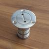 ihreesy Boat Deck Fill,Stainless Steel Boat Fuel/Gas/Water/Deck Filler Round Fuel Boat Deck Fill with Key,1-1/2 Inch view 4