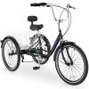 MOPHOTO Adult Tricycles Three Wheel Cruiser Bike 7 Speed, Adult Trikes 20/24/26 inch Wheels Low Step-Through, Three-Wheeled Bicycles for Women, Men, Seniors view 1