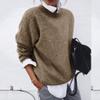 Heavy Sweater Dress Women's Color Sweater Top Long Winter Blouse Solid Holiday Sleeve Fashion Plaid (Yellow, XXXXL) view 2