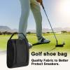 Hoghaki Outdoor Golf Shoes Bags Travel Golf Shoes Bags with Zipper - Zippered Sport Shoes Bag, Outdoor Waterproof Sport Shoes Bag with Ventilation, for Golfers view 2