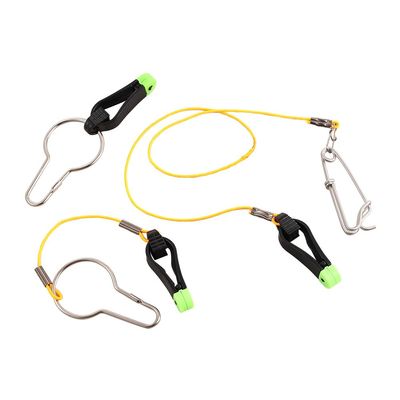 Leadigol 3PCS Power Grip Line Release Clips,Leader with Snap Release Clip for Planer Board, Downrigger Release Clip Snap Outdoor Power Grip for Downrigger Trolling Kite Offshore Fishing