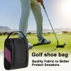 Hoghaki Outdoor Golf Shoes Bags Travel Golf Shoes Bags with Zipper - Zippered Sport Shoes Bag, Outdoor Waterproof Sport Shoes Bag with Ventilation, for Golfers view 3