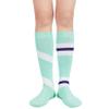 Century Star Knee High Striped Socks for Women - Long Thin Tube Sports Thigh High Socks Tall Stockings 1 Pack Mint Blue view 2