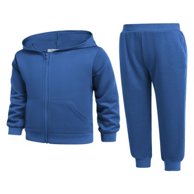 Arshiner Boys' 2 Piece Athletic Tracksuit Jogging Sets Outfit Sweatsuit Zip Up Hoodie and Active Pants for Kids 5-14 Years