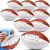 Jenaai 8.27in Autograph Football Official Size 3 Bulk, 12 Pcs, Double Blank view 1