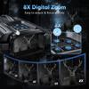 Ruaiok Night Vision Goggles, 4K FHD Infrared Night Vision Binoculars with 8X Digital Zoom, 5000mAh Tactical Light Night Vision Scope, 3'' TFT Screen, 32GB Card, Suitable for Camping, Hunting view 3