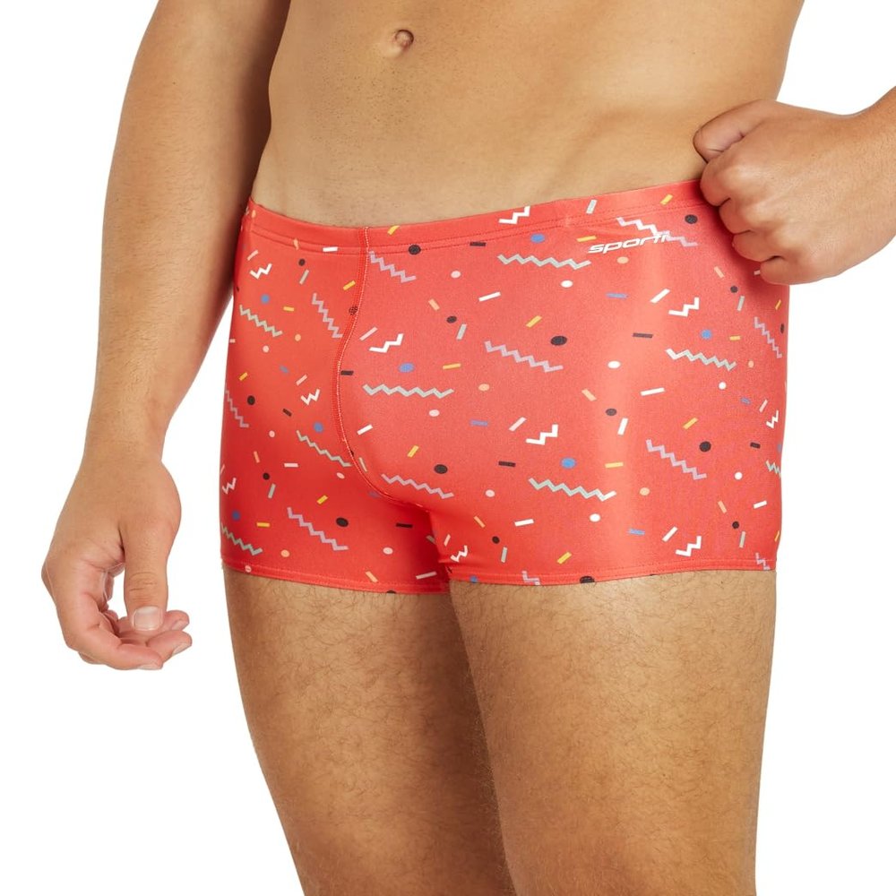 Sporti x Shaine Casas Confetti Square Leg Swimsuit - Confetti - 26