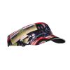 4th of July Patriotic Truck Print Adult Sunscreen Visor Cap Sports Adjustable Sun Hat Cap for Beach Pool Golf Tennis Unisex view 2