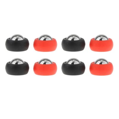 DYNWAVE 8X Shuffleboard Pucks Set Tabletop Game Pucks Curling Accessories Equipment Mini Shuffleboard Rollers Set Shuffleboard Table Pucks for Games
