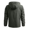 Xiaojmake Rain Coat For Men Lightweight Snow Ski Jacket Waterproof Hooded Windbreaker Full Zip Quilted Fall Light Jacket view 3