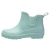 Boots Women Non Slip Detachable With Cotton Inside Rain Boots Outdoor Rubber Shoes over The Shoe Rain (Mint Green, 7.5) view 1
