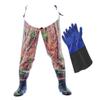 86cm High Hip Wading Boots with 46cm Long Waterproof and Anti Slip Fishing Gloves, Suitable for Fishing (Color : A1, Size : 6) view 1