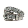 Azedssw Luxury Strap Belts Men Women Rhinestones Belt For Jean Western Pin Buckle Belt Fashion Diamond Studded Belt view 2