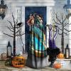 BrUgui Turquoise Marble Cloak Hooded Women Men - Hood Costume for Halloween, Hooded Cloak Parties, and Cosplay Cape view 4