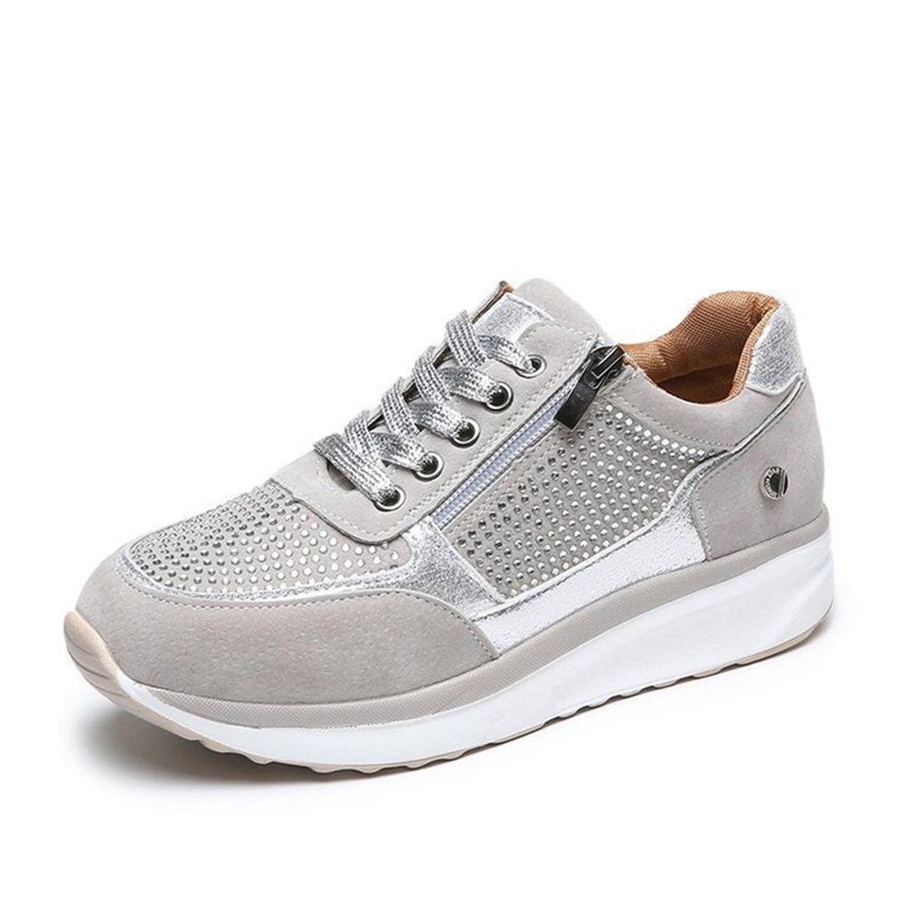 Ladmiple Womens Shoes Dressy Casual Wedge Closed Toe Womens Slip On Running Shoes Non Slip Walking Shoes Lightweight Gym Fashion Sneakers Casual Comfort Platform Tennis Shoes