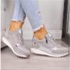 Ladmiple Womens Shoes Dressy Casual Wedge Closed Toe Womens Slip On Running Shoes Non Slip Walking Shoes Lightweight Gym Fashion Sneakers Casual Comfort Platform Tennis Shoes view 4