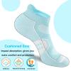 SAPJYA Womens Ankle Comfort Cushioned Anti-blister Wicking Athletic Running Socks 5 Pairs view 2