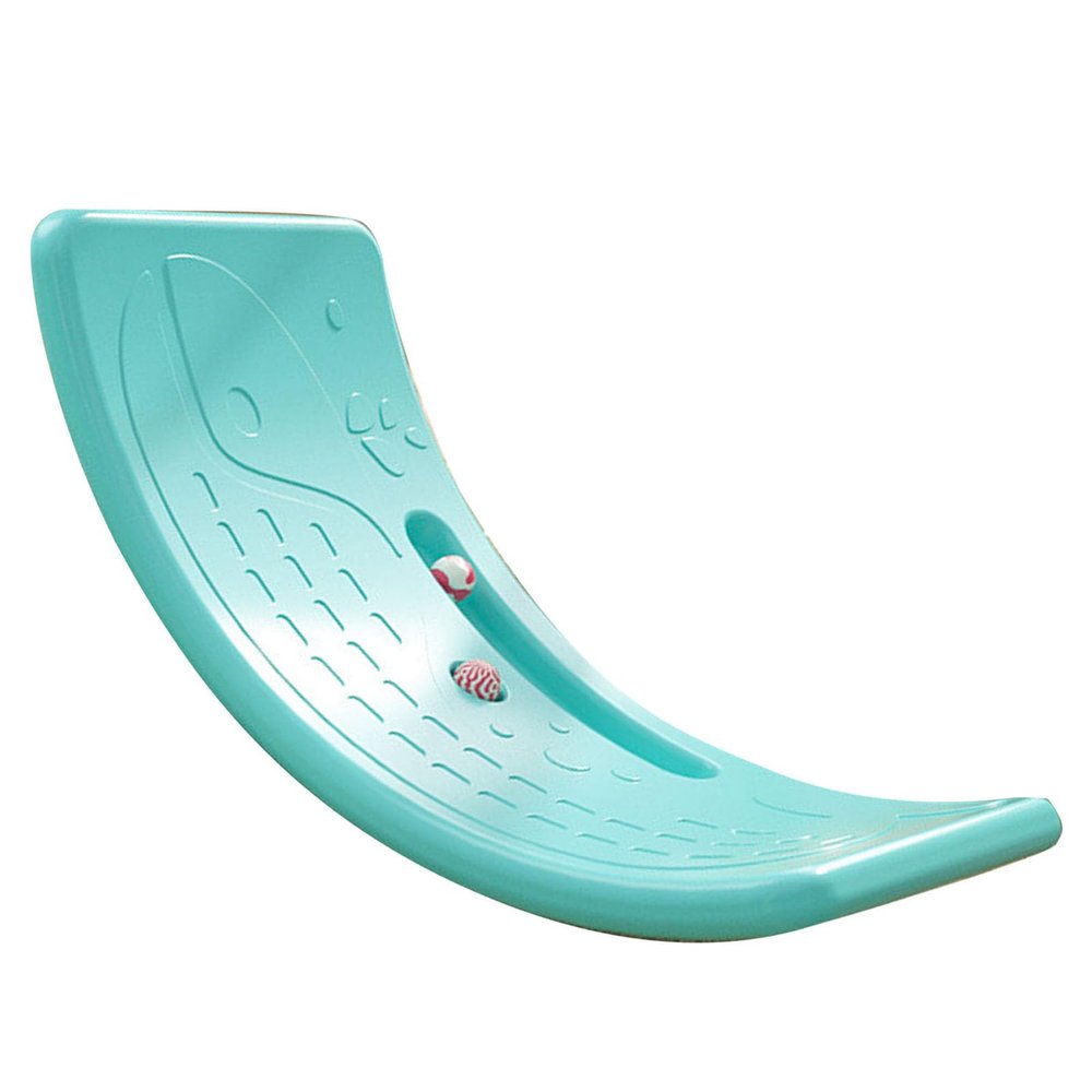 Kids Rocker Board, 50kg 110.2lb Kids Balance Trainer Toys Balance Board Children Wobble Board for Exercise Indoor Birthday Gift (Mint Green)