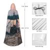 BrUgui Starfish Fishing Nets Cloak Hooded Women Men - Hood Costume for Halloween, Hooded Cloak Parties, and Cosplay Cape view 3