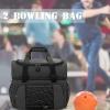 IUPPA Bowling Bag for 2 Balls Portable Bowling Tote Bag with Padded Ball Holder for Double Ball and Pair of Bowling Shoes up to Mens 16 view 4