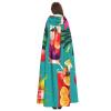 BrUgui Tropical Cocktails Cloak Hooded Women Men - Hood Costume for Halloween, Hooded Cloak Parties, and Cosplay Cape view 2