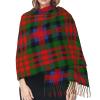 LMNSWDA Scottish Clan MacDuff Tartan Plaid Women's Fashion Cashmere Feel with Tassel Large scarf warm party shawl Wraps view 4