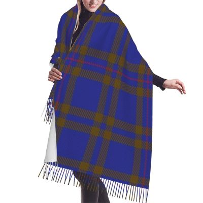 LMNSWDA Scottish Clan Elliot Elliott Tartan Women's Fashion Cashmere Feel with Tassel Large scarf warm party shawl Wraps