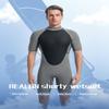 REALON Women's Mens Neoprene Shorty Wetsuit 2mm 3mm Back Zipper Cold Water Thermal Swimsuit for Swimming Surfing Diving Snorkeling view 2