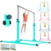 MARFULA Gymnastic Bar for Kids Gymnastic Kip Bar Horizontal Bar Teal Bar Gymnastic Training Equipment for Kids 3-15 Years Home and Club Use view 1