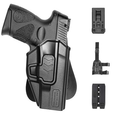 Tactical Scorpion Gear Slimline Modular Level II Retention Left Hand Paddle Holster: fits Taurus Millennium G2 PT111 PT132 PT138 PT140 G2c G3c
