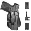Tactical Scorpion Gear Slimline Modular Level II Retention Left Hand Paddle Holster: fits Taurus Millennium G2 PT111 PT132 PT138 PT140 G2c G3c view 1