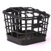 Bike Front Basket Large Capacity Anti Extrusion Black PC Material Detachable Bike Basket with Lid for Electric Bike view 3