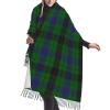LMNSWDA Scottish Clan Davidson Tartan Plaid Women's Fashion Cashmere Feel with Tassel Large scarf warm party shawl Wraps view 1