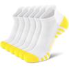 Airacker Ankle Athletic Running Socks Cushioned Breathable Low Cut Sports Tab Socks for Men and Women (6 Pairs) view 1