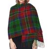 LMNSWDA Scottish Clan MacCulloch MacCullough Tartan Plaid Women's Fashion Cashmere Feel with Tassel Large scarf warm party shawl Wraps view 4