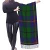 LMNSWDA Scottish Clan Carmichael Classic Tartan Women's Fashion Cashmere Feel with Tassel Large scarf warm party shawl Wraps view 2