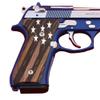 Salvatore Beretta 92/96/98/M9 Full Size Walnut Handle Grip Pure Silver Wooden Pistol Accessory view 1