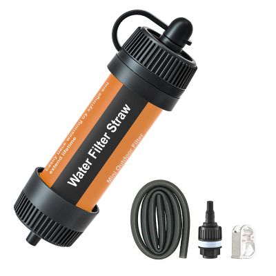 IUPPA Water Filter Straw Outdoor Portable Water Purifier Survival Gear for Camping Hiking Backpacking Emergency Preparedness