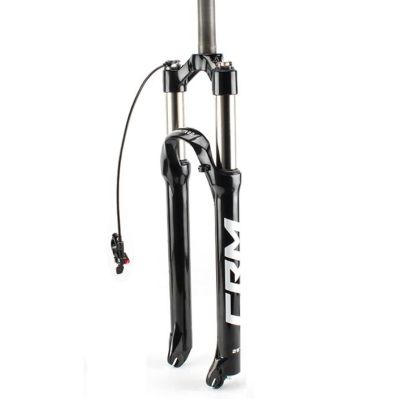 ZECHAO 29inch Mountain Bike Suspension Fork,Oil Pressure Locking 110mm Travel Shock Absorber Spring Front Fork 1-1/8" Outdoor (Color : Black White-RL, Size : 29inch)