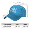 Philysonic Funny Hat I'm Stan Doing Stan Things Hat Women Baseball Hat Adjustable Caps Blue view 3