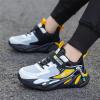 Boys Girls Comfortable Hook Loop Water Resistant Outdoor Running Shoes for Street Training Athletic Forest Hiking Camping Sports Trekking Fishing Beige Black 10.5 Little Kid view 4