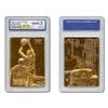 1996-1997 Kobe Bryant Fleer Rookie 23KT Gold Card Sculptured Purple Overstamp Signature Series - Graded GEM Mint 10 view 1