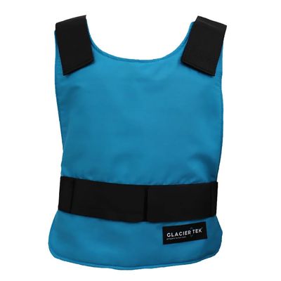 Glacier Tek Children's Cool Vest Personal Cooling, 59 Degrees for 2.5 Hours, Includes Cool Packs, Recharge in 30 Minutes, Aqua