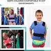 Glacier Tek Children's Cool Vest Personal Cooling, 59 Degrees for 2.5 Hours, Includes Cool Packs, Recharge in 30 Minutes, Aqua view 2