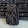 4 Pcs Nylon Duty Belt Keepers - Double Snaps for 2'' Wide Police Duty Belt, Black view 4