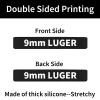 12 Pack Miaozhun 9mm Luger Magazine Marking Bands 9mm Luger Magazine Ammo Caliber Identification Bands (Black-White) view 2