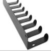 Birdtown Traders Baseball & Softball Bat Rack Mounts on Wall, in Dugout, on Fence. Holds 14 Bats. Baseball Equipment Hanging Holder Organizer for Sports Accessories Comes with 4 Bonus Carabiners view 2
